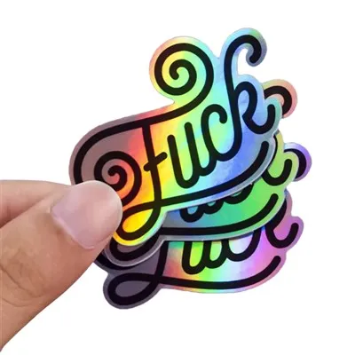 방수 비닐 홀로그램 다이 컷 스티커