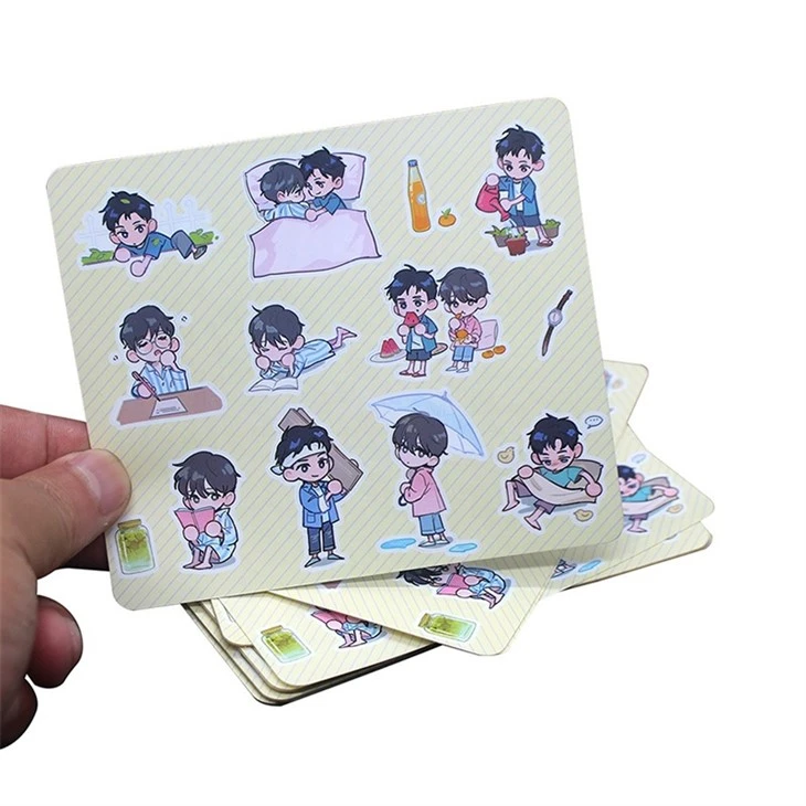 Waterproof Adhesive Cartoon Sticker Digital Print Waterproof Adhesive Cartoon Sticker Digital Print